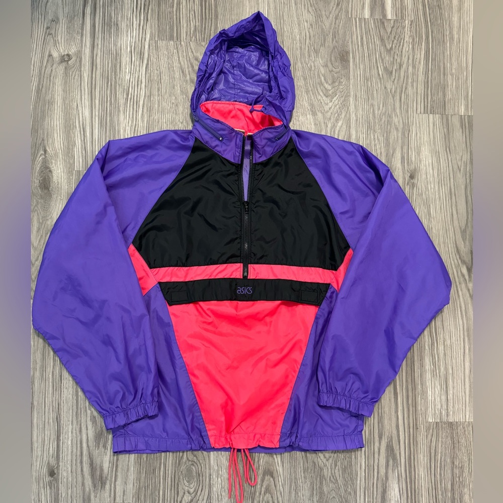 Vintage Asics Pullover Windbreaker